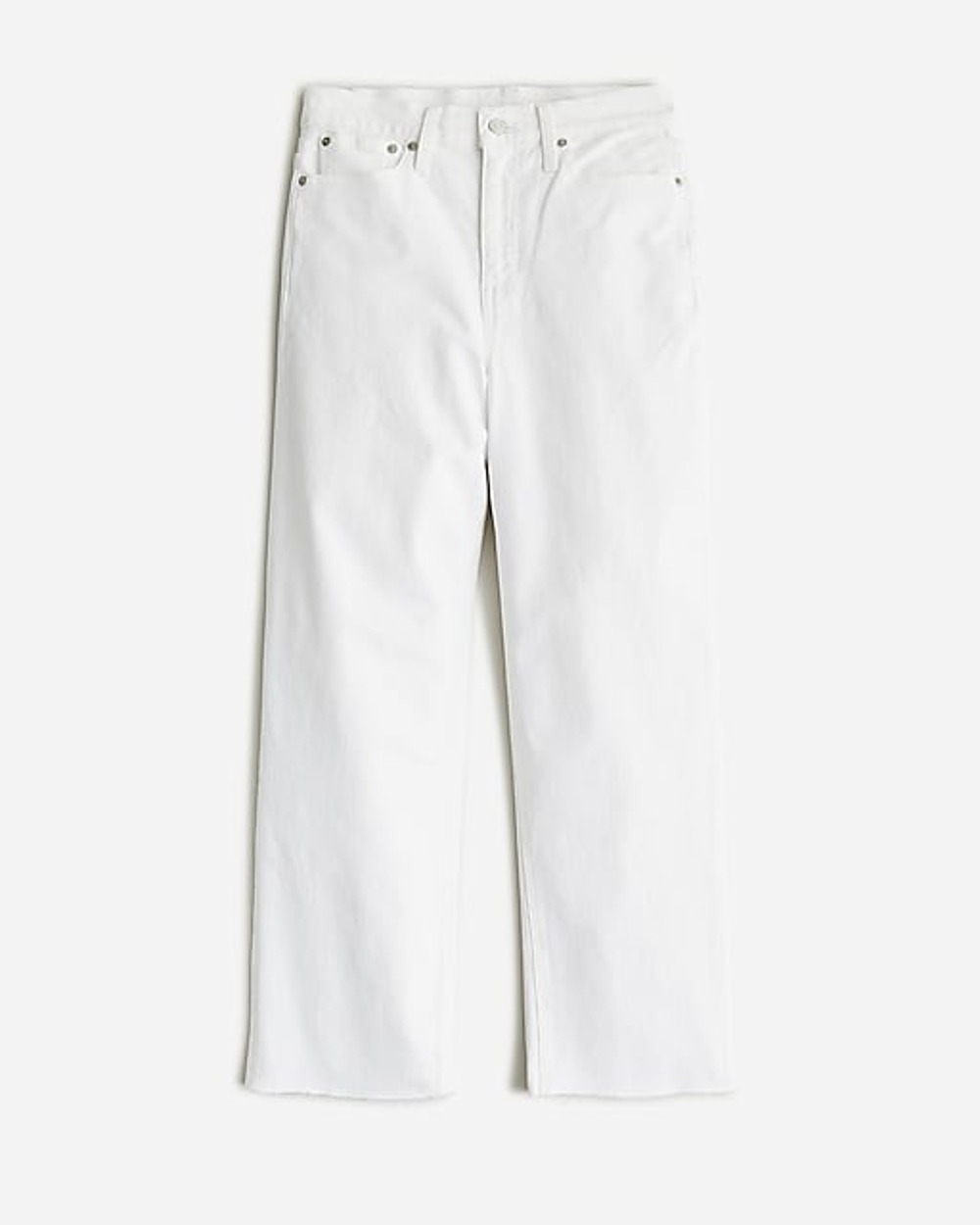J.Crew Petite Slim Wide Leg Denim White Wash Casual Denim P30 NWT